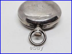 Antique 1876 ELGIN'Leader' Gents Coin Silver Full Hunter Key Wind Pocket Watch