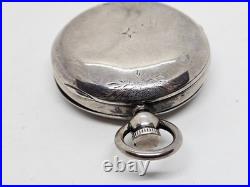 Antique 1876 ELGIN'Leader' Gents Coin Silver Full Hunter Key Wind Pocket Watch