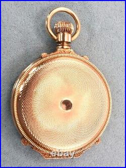Antique 1882 14K Waltham Box Hinge Hunter Case Pocket Watch JESSIE FROM PAPA