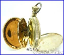 Antique 1888 Gold Filled American Waltham Hunter Case Pocket Watch Works