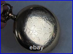 Antique 1888 Hampden 15J Pocket Watch in Rival Warranted Case