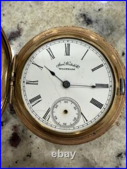Antique 1888 Waltham American Watch Co Grade G Sz 1s Pocket Watch For Repair