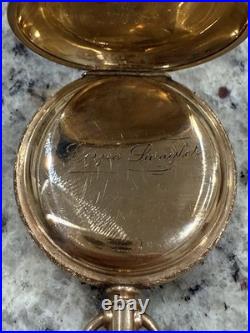 Antique 1888 Waltham American Watch Co Grade G Sz 1s Pocket Watch For Repair