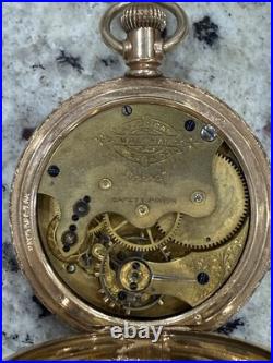 Antique 1888 Waltham American Watch Co Grade G Sz 1s Pocket Watch For Repair