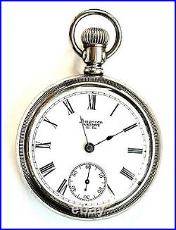 Antique 1889 WALTHAM Model 1883 11J 18s Pocket Watch Grade 3 Elgin Case Working