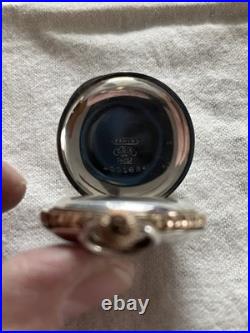 Antique 1891 Elgin Coin Silver Full Hunter Case Poster Watch