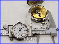 Antique 1891 Waltham Pocket Watch A. W. Co withkey 7J 14s M1876 Silver Case AS-IS PR