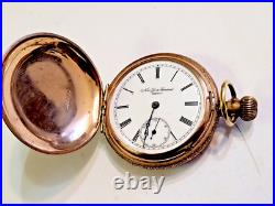 Antique 1892 New York Standard Size 6s Full Hunter Pocket Watch