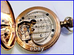 Antique 1892 New York Standard Size 6s Full Hunter Pocket Watch
