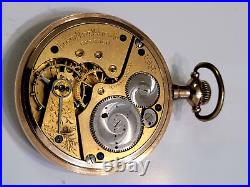 Antique 1897 Elgin Pocket Watch, Size 16, Sidewinder, Embossed Gold Filled case