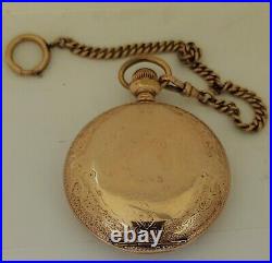 Antique 1898 Hamilton size 18 hunting Case Pocket Watch