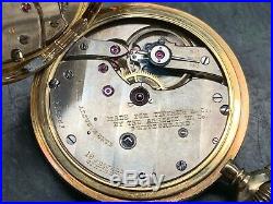 Antique 18K Gold Tiffany & Co Hunting Case Pocket Watch Runs Great Vintage