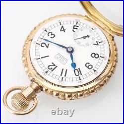 Antique 18S Waltham Santa Fe Route Pocket Watch Grade 35 J Boss Case Stunning