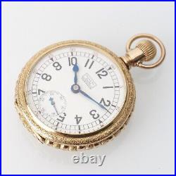 Antique 18S Waltham Santa Fe Route Pocket Watch Grade 35 J Boss Case Stunning