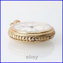 Antique 18S Waltham Santa Fe Route Pocket Watch Grade 35 J Boss Case Stunning