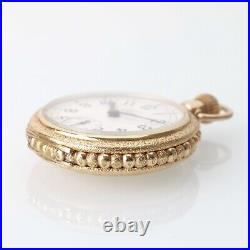 Antique 18S Waltham Santa Fe Route Pocket Watch Grade 35 J Boss Case Stunning