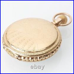 Antique 18S Waltham Santa Fe Route Pocket Watch Grade 35 J Boss Case Stunning