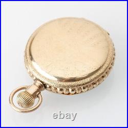 Antique 18S Waltham Santa Fe Route Pocket Watch Grade 35 J Boss Case Stunning