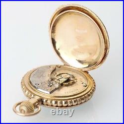 Antique 18S Waltham Santa Fe Route Pocket Watch Grade 35 J Boss Case Stunning
