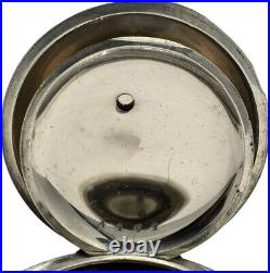 Antique 18 Size 4 Ounce Hunter Pocket Watch Case for Key Wind Coin Silver USA