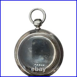 Antique 18 Size BWCF 4 Ounce Hunter Pocket Watch Case for Key Wind Coin Silver