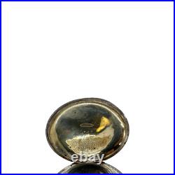 Antique 18 Size BWCF 4 Ounce Hunter Pocket Watch Case for Key Wind Coin Silver