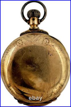Antique 18 Size Dueber Box Hinge Hunter Pocket Watch Case 10k Gold Filled