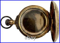 Antique 18 Size Dueber Box Hinge Hunter Pocket Watch Case 10k Gold Filled