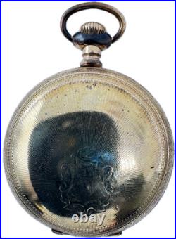 Antique 18 Size H&S Shield & Sunburst Hunter Pocket Watch Case Gold FIlled