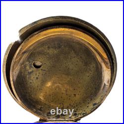 Antique 18 Size H&S Shield & Sunburst Hunter Pocket Watch Case Gold FIlled