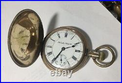 Antique 18 Size Hamilton 17 Jewel Hunter Case Pocket Watch 937