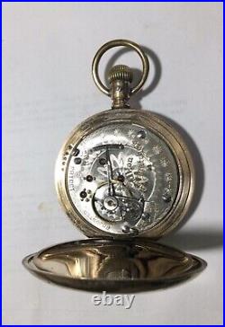 Antique 18 Size Hamilton 17 Jewel Hunter Case Pocket Watch 937