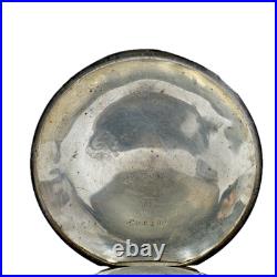 Antique 18 Size Keystone 3 Ounce Gold Hinge Pocket Watch Case Coin Silver USA