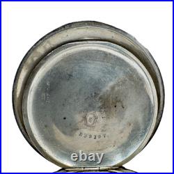 Antique 18 Size Keystone 3 Ounce Gold Hinge Pocket Watch Case Coin Silver USA