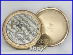 Antique 18 Size Waltham Conversion Dial Choo-choo Case Pocket Watch, Running