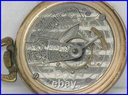 Antique 18 Size Waltham Conversion Dial Choo-choo Case Pocket Watch, Running