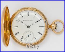 Antique 18s 15j E. Howard & Co. Series III Pocket Watch in 18k Solid Gold Case