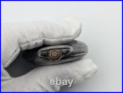 Antique 18s Dueber Key Wind Open Face Pocket Watch Case Coin Silver Early USA