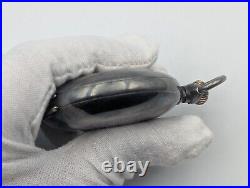 Antique 18s Dueber Key Wind Open Face Pocket Watch Case Coin Silver Early USA
