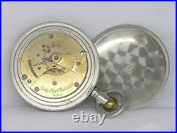 Antique 18s Elgin Grade 294 Turnip Pocketwatch, 57mm Silveroid Case, Serviced