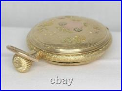 Antique 18s Elgin Solid 14k Multi-color Hunter's Case Pocket Watch, Serviced