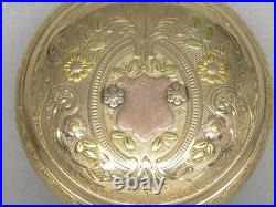 Antique 18s Elgin Solid 14k Multi-color Hunter's Case Pocket Watch, Serviced