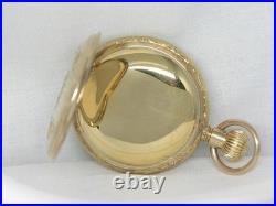 Antique 18s Elgin Solid 14k Multi-color Hunter's Case Pocket Watch, Serviced