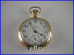 Antique 18s Elgin Veritas hi-grade 23j Rail Road pocket watch 1902. Lovely case