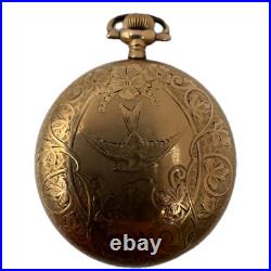 Antique 18s Fahys Montauk Pocket Watch Case 20 Year Gold Filled Fancy Guilloche