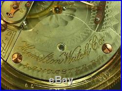 Antique 18s Hamilton 927, 17 jewels pocket watch 1901. Very nice Hunter's case