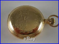 Antique 18s Hampden Boston watch Co. Pocket watch. Very nice Hunter's case! 1881