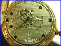 Antique 18s Hampden Boston watch Co. Pocket watch. Very nice Hunter's case! 1881