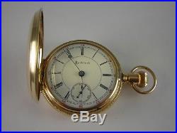 Antique 18s Rockford 15j Two tone pocket watch. Very nice Hunter's case! 1889