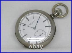 Antique 18s Rockford Transitional Pocket Watch In A 3 Ounce Choo-choo Case